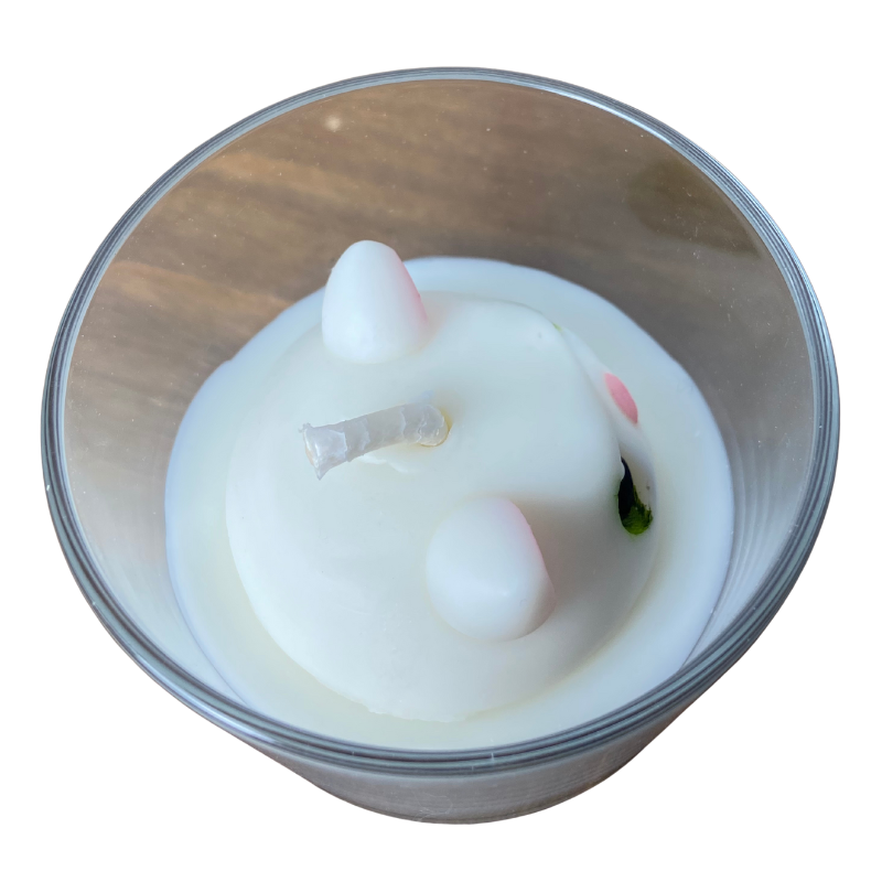 Vela Aromática de 80 Gramas em Copo com tampa de Madeira - Personalizada Pet