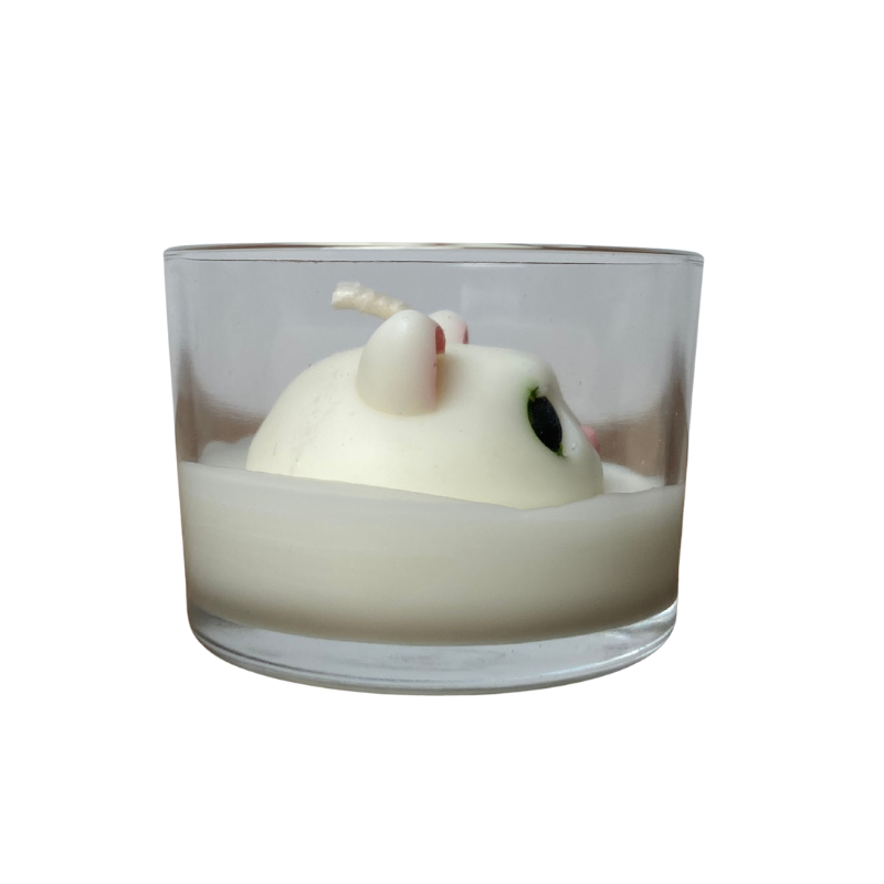 Vela Aromática de 80 Gramas em Copo com tampa de Madeira - Personalizada Pet