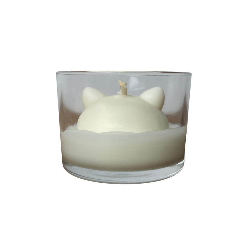 Vela Aromática de 80 Gramas em Copo com tampa de Madeira - Personalizada Pet