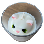 Vela Aromática de 80 Gramas em Copo com tampa de Madeira - Personalizada Pet