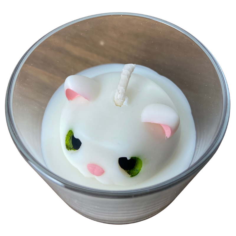 Vela Aromática de 80 Gramas em Copo com tampa de Madeira - Personalizada Pet