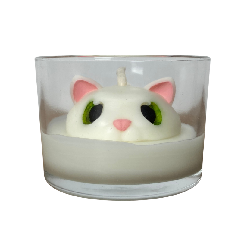 Vela Aromática de 80 Gramas em Copo com tampa de Madeira - Personalizada Pet