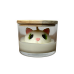 Vela Aromática de 80 Gramas em Copo com tampa de Madeira - Personalizada Pet