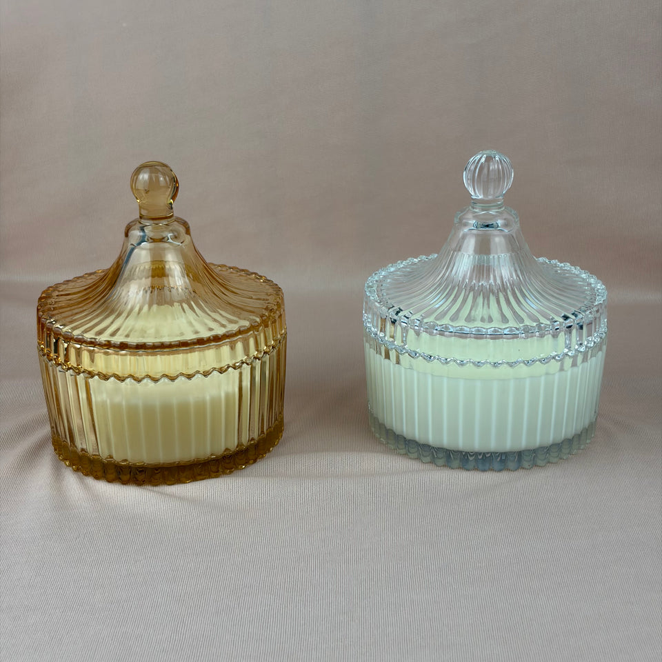 Vela Aromática em Bomboniere de Vidro 200 Gramas