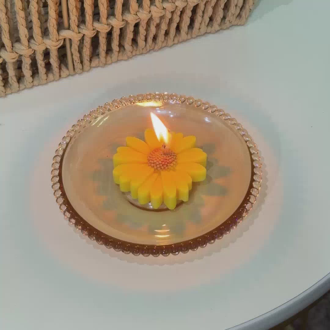 Vela Aromática Flor de Margarida 20 Gramas