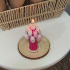 Vela Aromática Desmoldada Buquê de Tulipas 70 Gramas